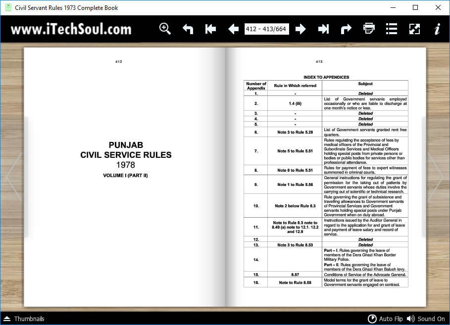 Civil Servant Rules 1973 Complete Book (4)