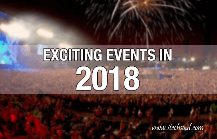5 EVENTS IN 2018