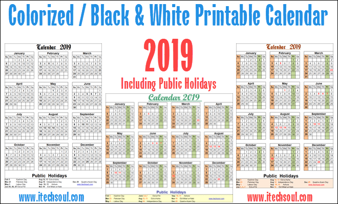 Printable-Pakistani-Calendar-2019