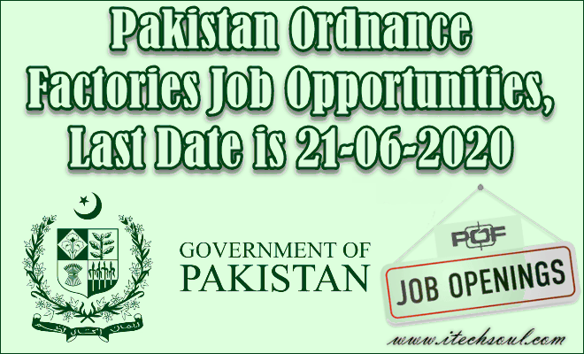 Pakistan Ordnance Factories Job Opportunities (2)