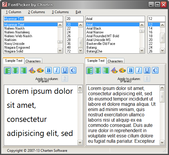 font picker font picker