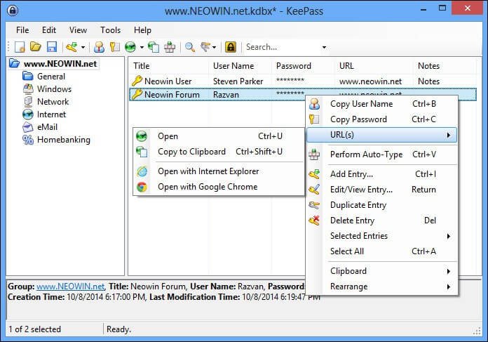 keepass 2 app keepass 2 app