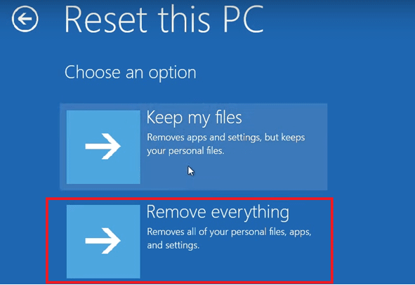 reset windows 10 pc stuck reset windows 10 pc stuck